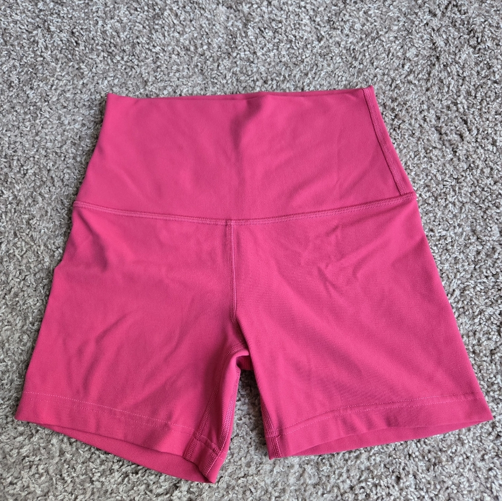 Lululemon align shorts 4" raspberry coulis 4